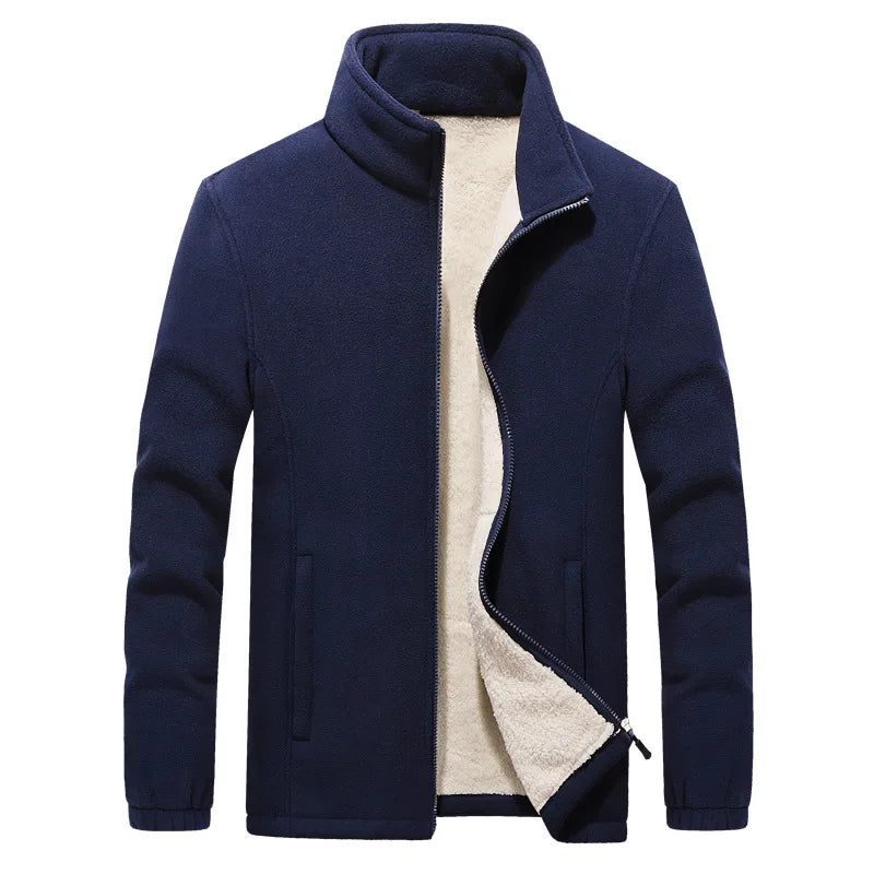 SUENTA Lässig-Skijacke Herren Winter Funktionale Details Schnitt Marineblau
