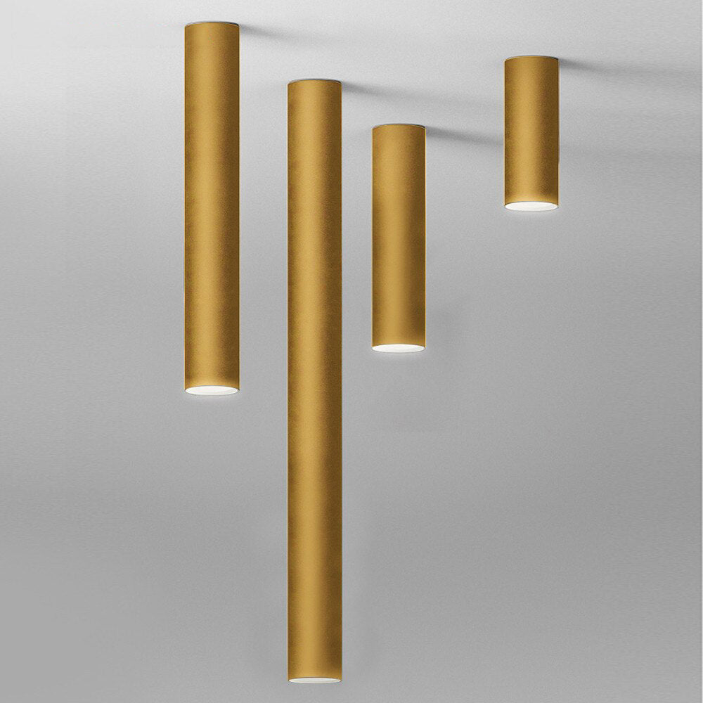 SUENTA LED-Röhre Spot Gold Aluminium Lichtquelle LED Energiespare Gold
