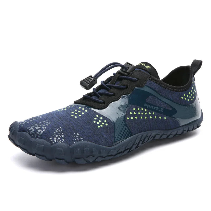 SUENTA Unisex Wasserdichte Barfußschuhe Wassersport Und Outdoor Tiefblau