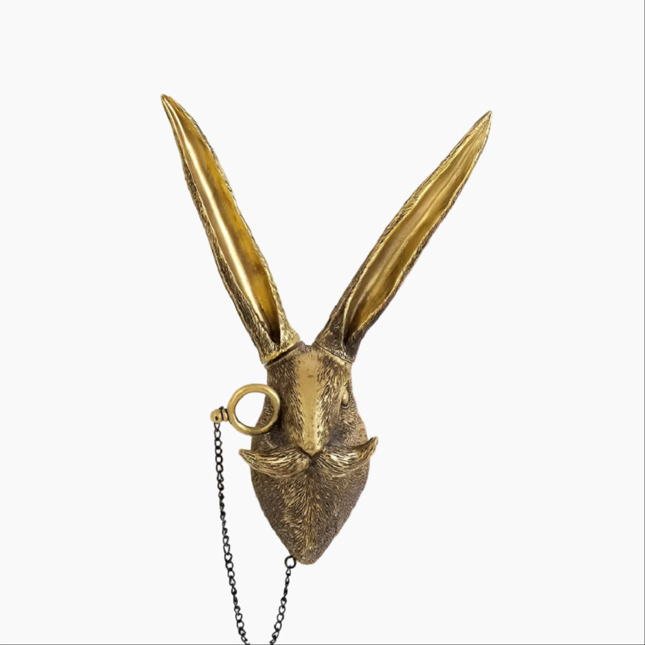 SUENTA Hängende Wandkunst Tierskulpturen Harz Handgefertigt Kaninchen