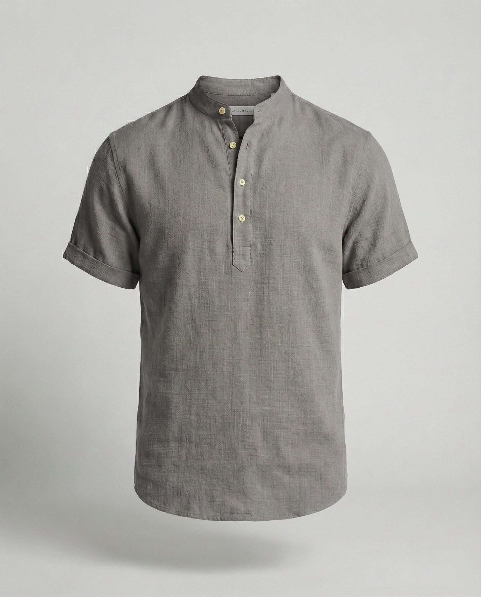 SUENTA Zahara | Herren Poloshirt mit V-Ausschnitt – Pflegeleichtes Polyester & Formstabil Grau