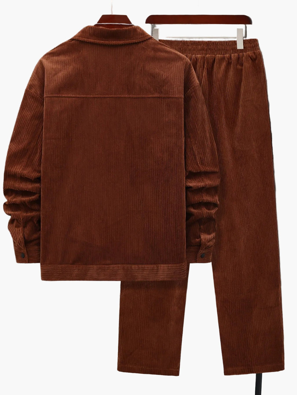 SUENTA Herren Freizeit Zweiteiler Set Lässige Jacke Und Hose Ideal Für Herbst Und Winter