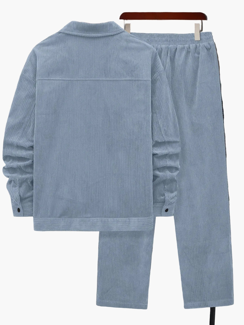 SUENTA Herren Freizeit Zweiteiler Set Lässige Jacke Und Hose Ideal Für Herbst Und Winter