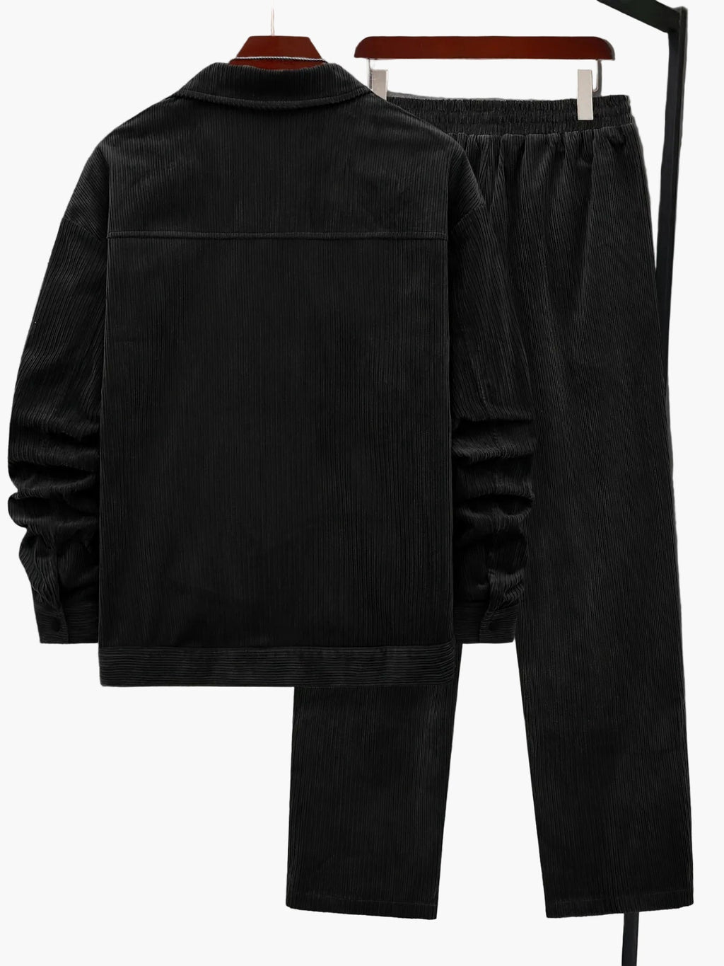 SUENTA Herren Freizeit Zweiteiler Set Lässige Jacke Und Hose Ideal Für Herbst Und Winter