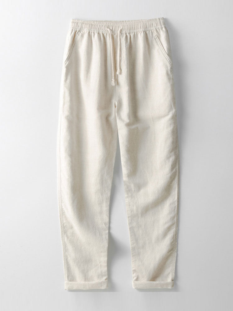 SUENTA Herren Sommer Set Hemd Und Hose Stehkragen Kurzarm Leicht
