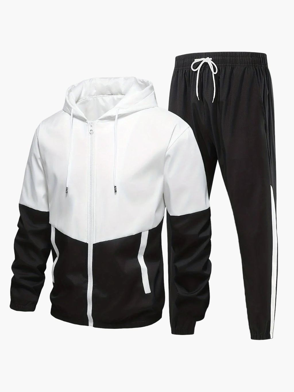 SUENTA Herren Trainingsanzug Sportlicher Stil Funktionalem Design