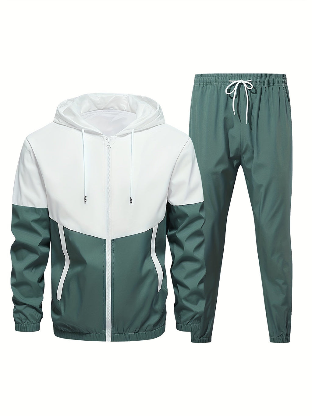 SUENTA Herren Trainingsanzug Sportlicher Stil Funktionalem Design