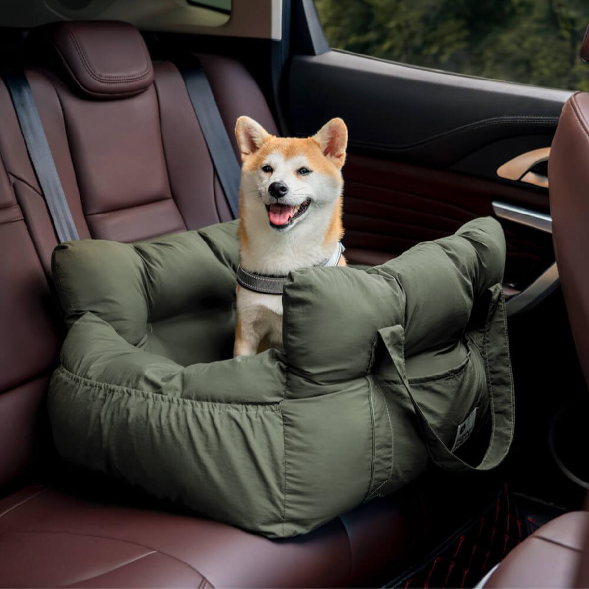 SUENTA Hundeautositzbett Mit Sicherheitsfunktionen Für Autofahrten