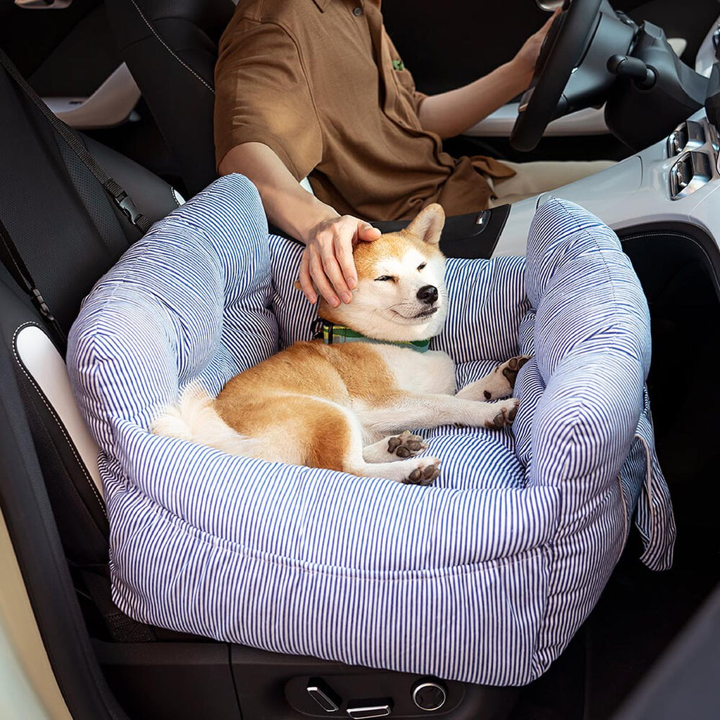 SUENTA Hundeautositzbett Mit Sicherheitsfunktionen Für Autofahrten