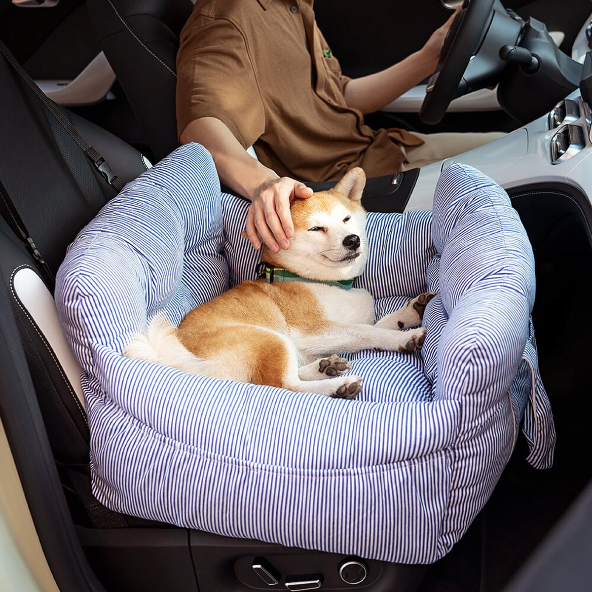 SUENTA Hundeautositzbett Mit Sicherheitsfunktionen Für Autofahrten