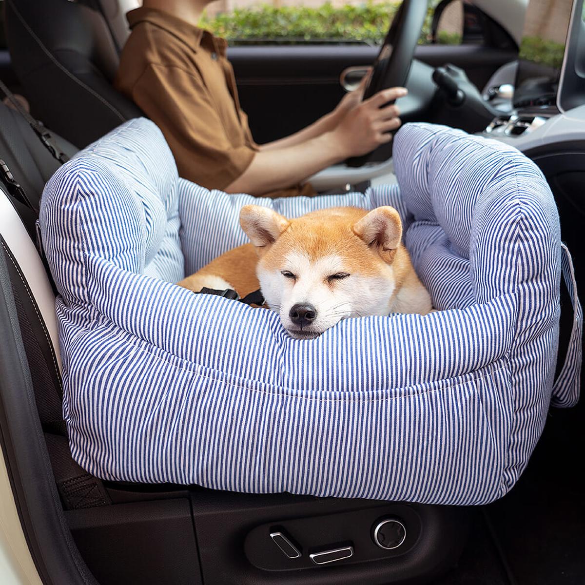 SUENTA Hundeautositzbett Mit Sicherheitsfunktionen Für Autofahrten