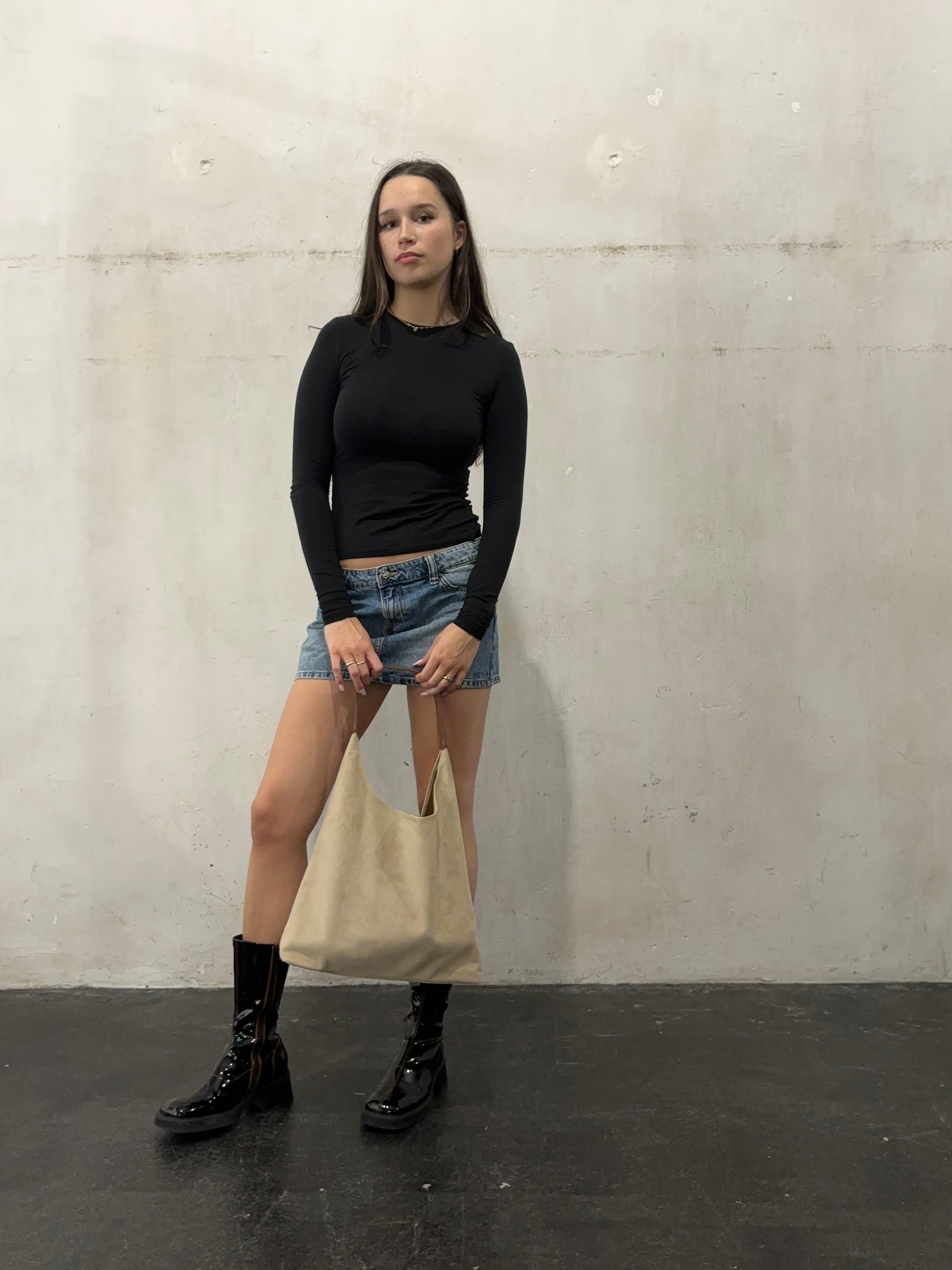 SUENTA Daily Leather Tote Stilvolle Tasche Aus Geschmeidigem Leder