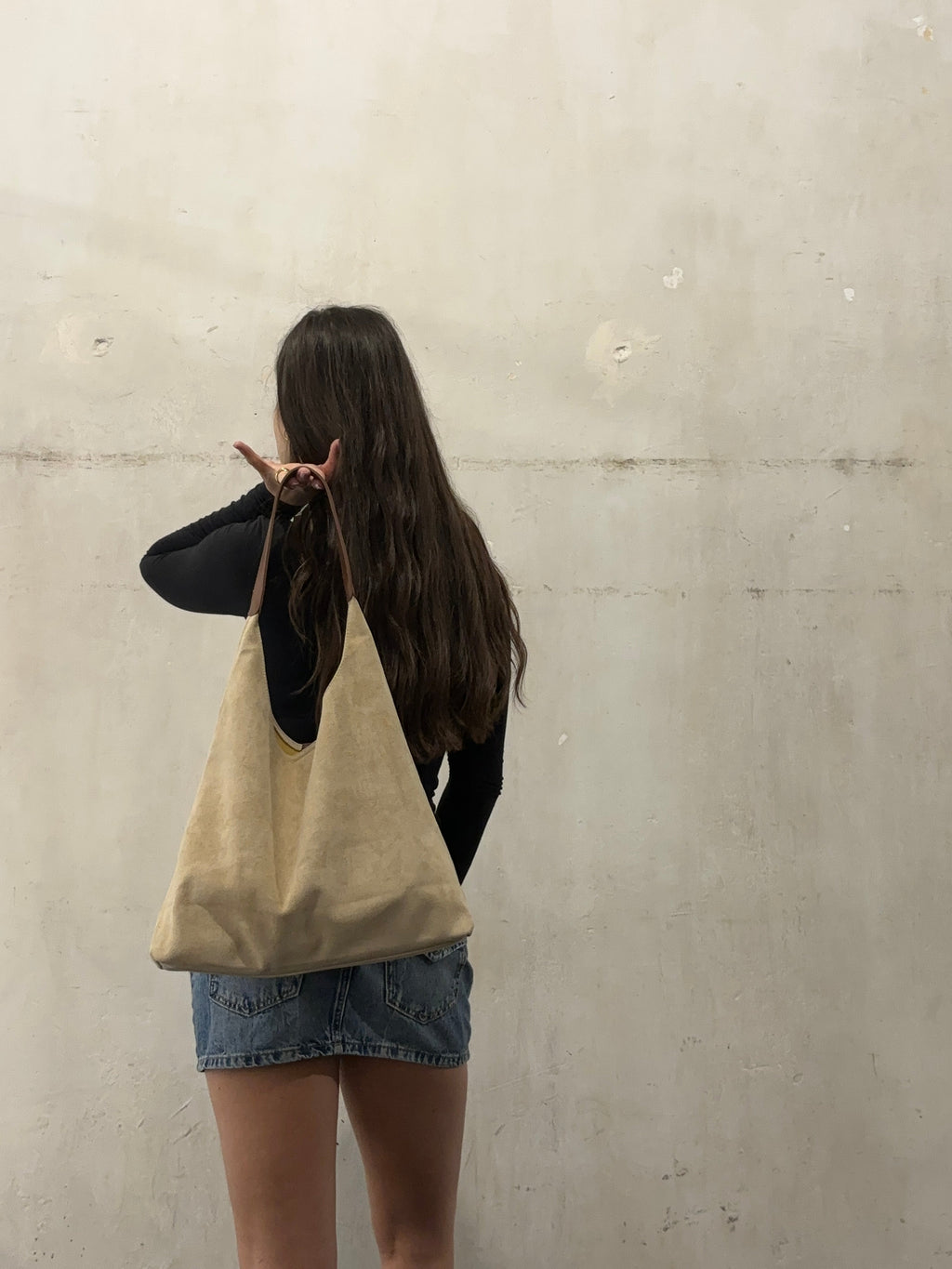 SUENTA Daily Leather Tote Stilvolle Tasche Aus Geschmeidigem Leder