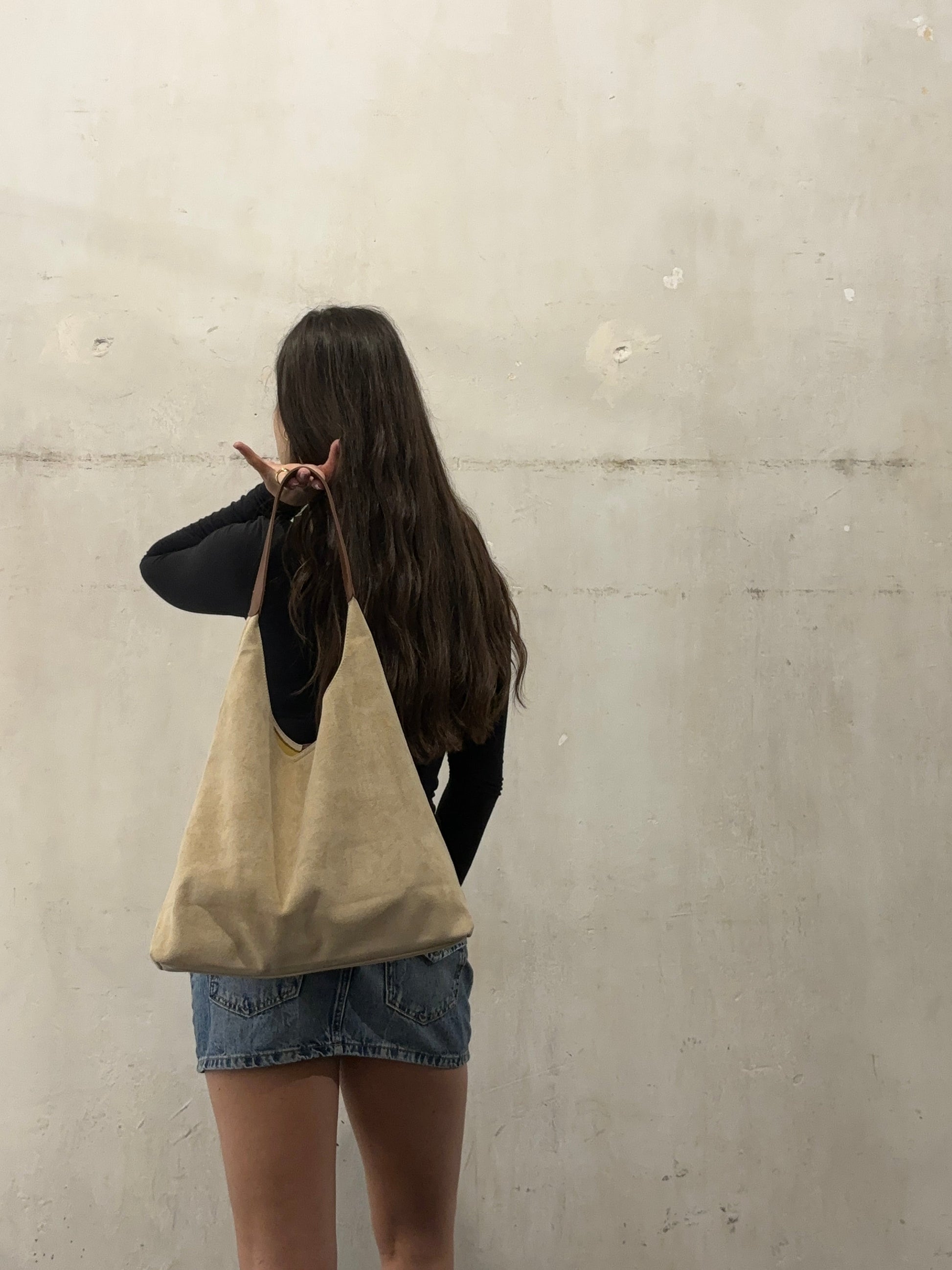 SUENTA Daily Leather Tote Stilvolle Tasche Aus Geschmeidigem Leder