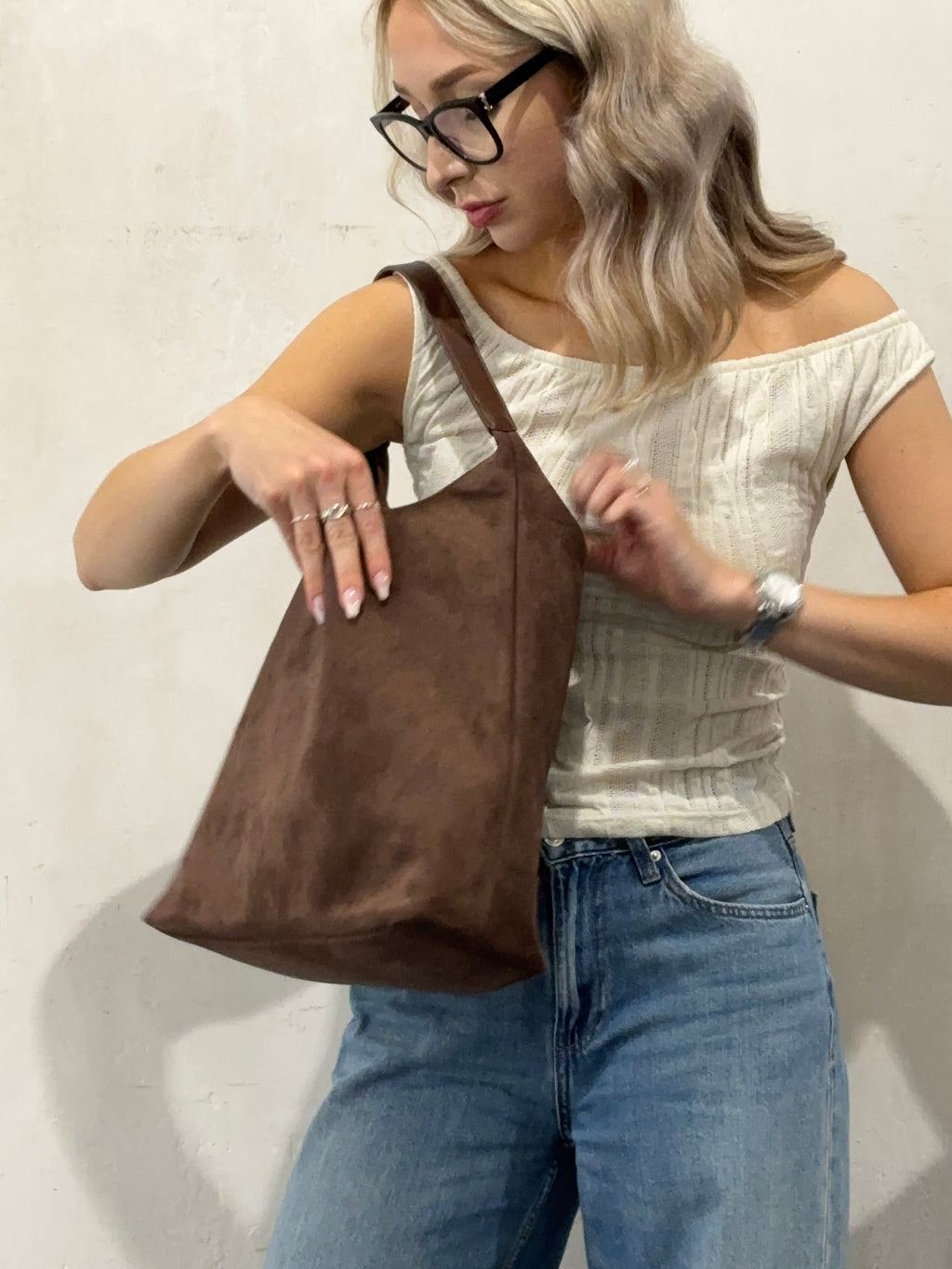 SUENTA Daily Leather Tote Stilvolle Tasche Aus Geschmeidigem Leder