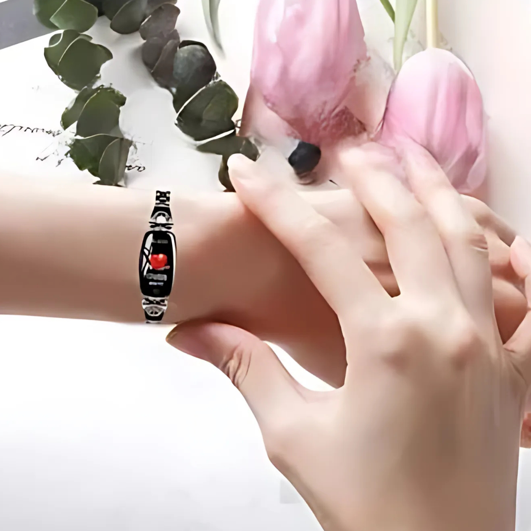 SUENTA Intelligente Fitnessuhr für Frauen mit Armbandverschluss