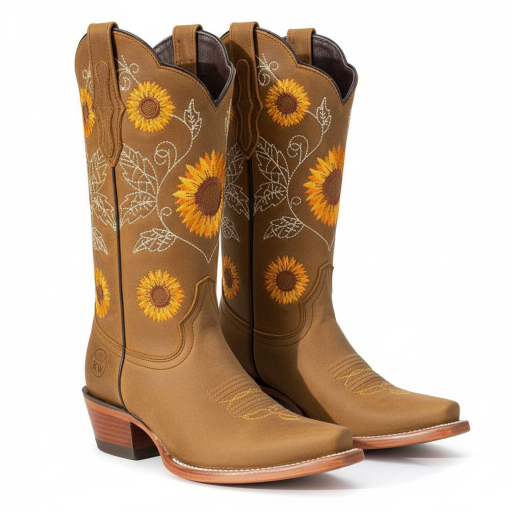 SUENTA Damen Stiefel Im Bohème-Stil Mit Einem Hauch Ibiza Bohème-Stil