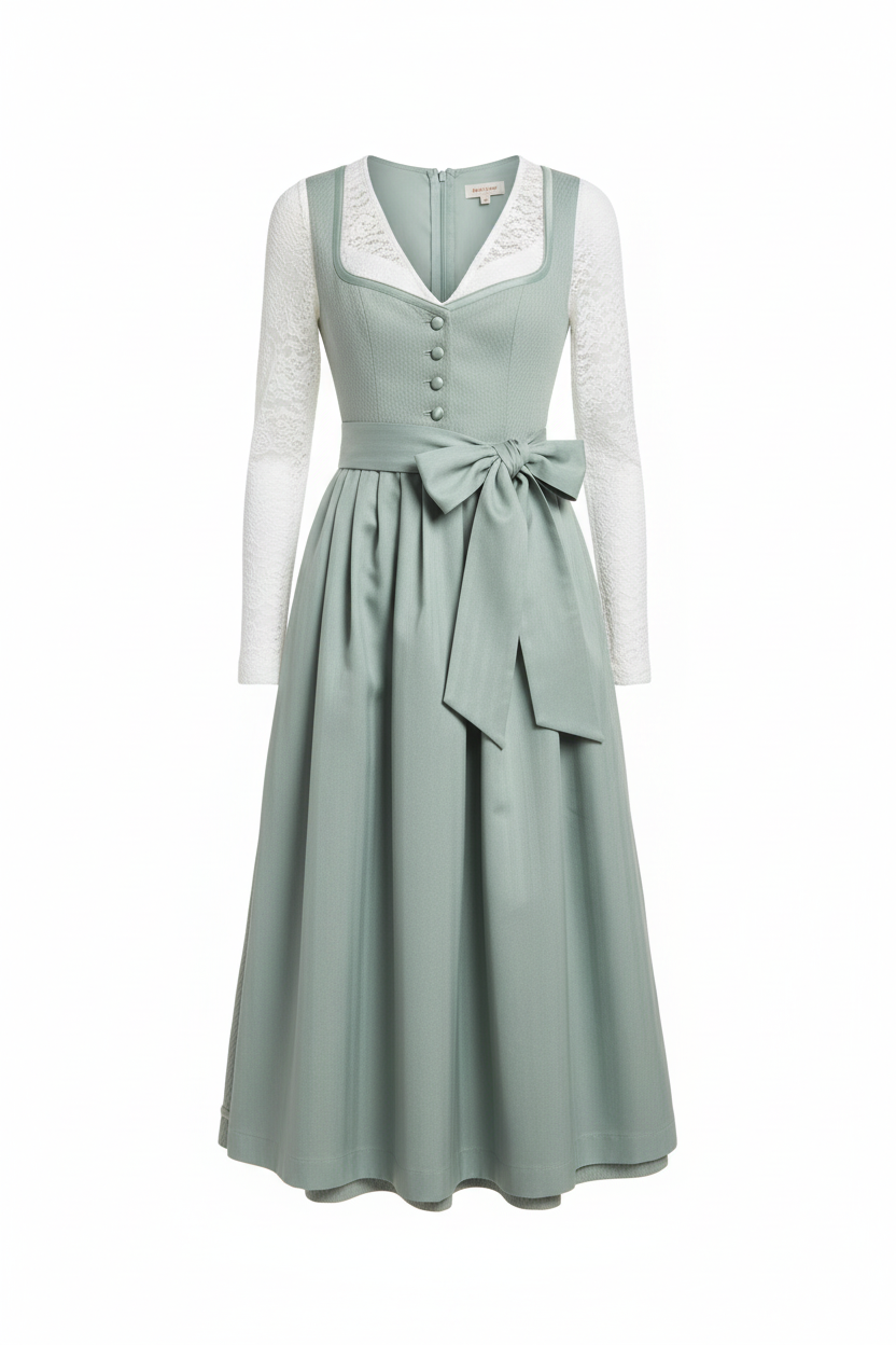 SUENTA Elegantes Damen Dirndl - Perfekt für das Oktoberfest