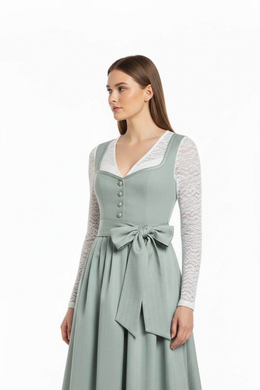 SUENTA Elegantes Damen Dirndl - Perfekt für das Oktoberfest