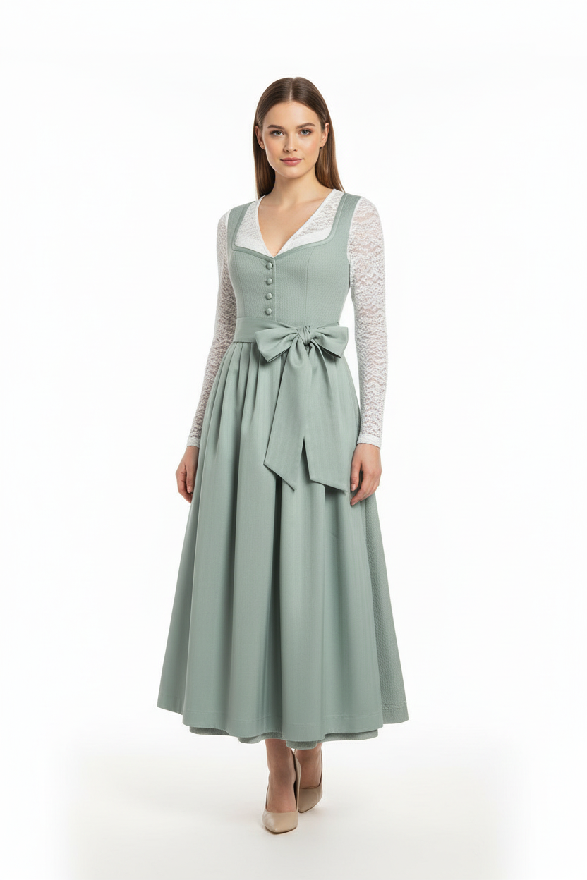 SUENTA Elegantes Damen Dirndl - Perfekt für das Oktoberfest
