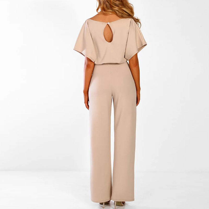 SUENTA Mechi | Damen Jumpsuit – Kühler Sommer-Stoff, Schicker Sommerstil & Luftige Eleganz