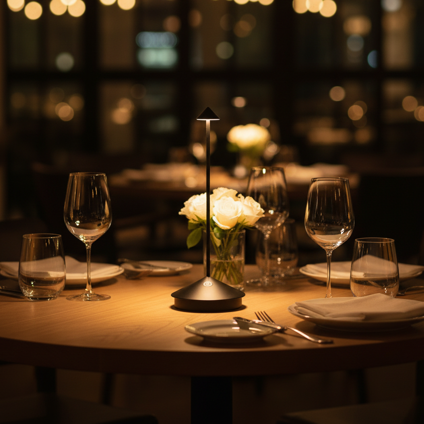 SUENTA Kabellose LED-Tischleuchte Dimmbares Licht Modernen Stil