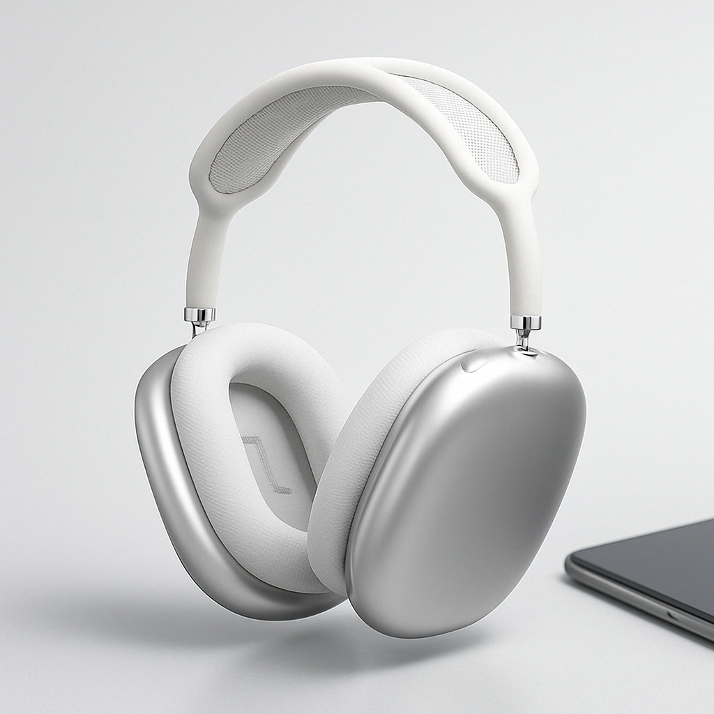 SUENTA Kabellose Over-Ear-Kopfhörer mit Geräuschunterdrückung Weiß