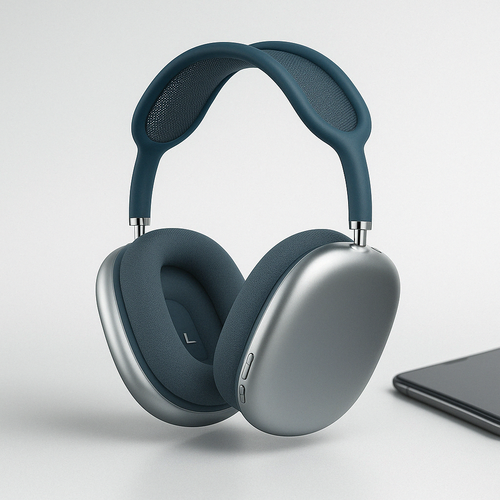SUENTA Kabellose Over-Ear-Kopfhörer mit Geräuschunterdrückung Blau