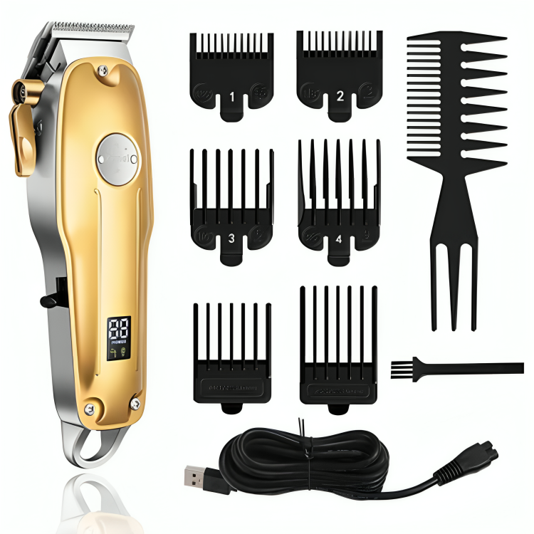 SUENTA Kabelloses Haarschneide- und Barttrimmer-Set Keramikklingen