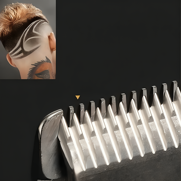 SUENTA Kabelloses Haarschneide- und Barttrimmer-Set Keramikklingen