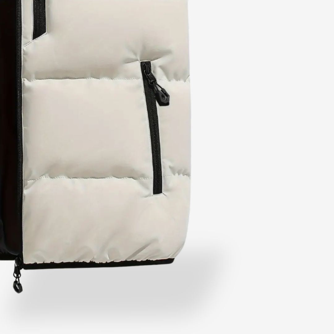 SUENTA Herren Kapuzenweste Ärmellose Ganzjahresjacke Leicht Wärmt Angenehm