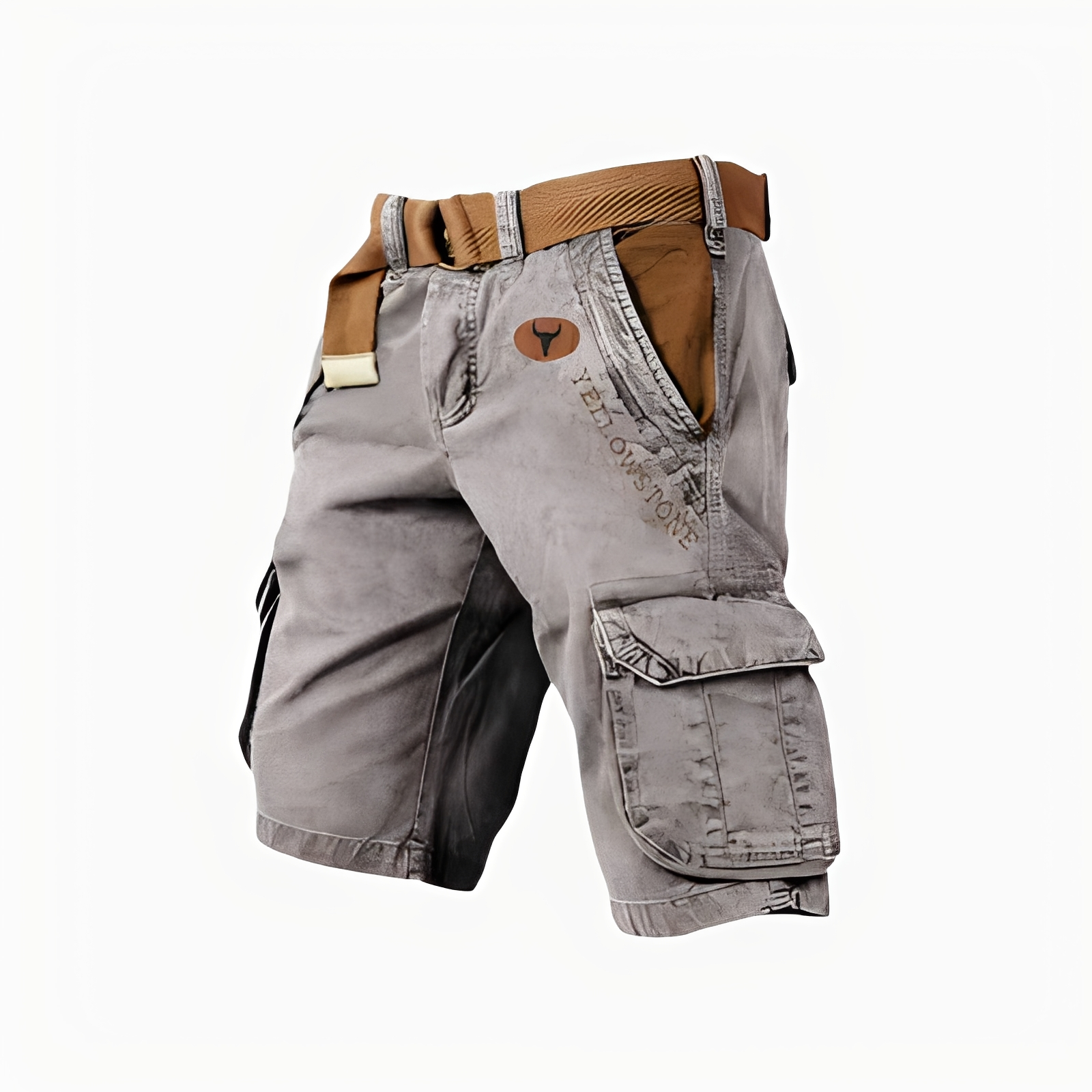 SUENTA Hommes | Cargoshorts für Herren – Ergonomisches Design, maximaler Komfort & funktionale Details Beige