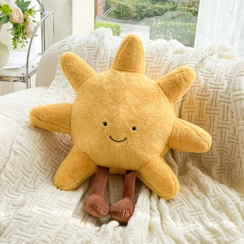 SUENTA Kissen Set Sonne Mond Dekoration Für Harmonie Und Ruhe Sonne 28cm