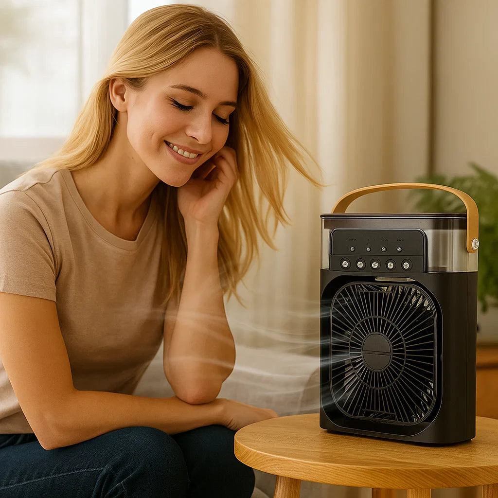 SUENTA Kompakte Mini Klimaanlage Für Frische Unterwegs Im Sommer