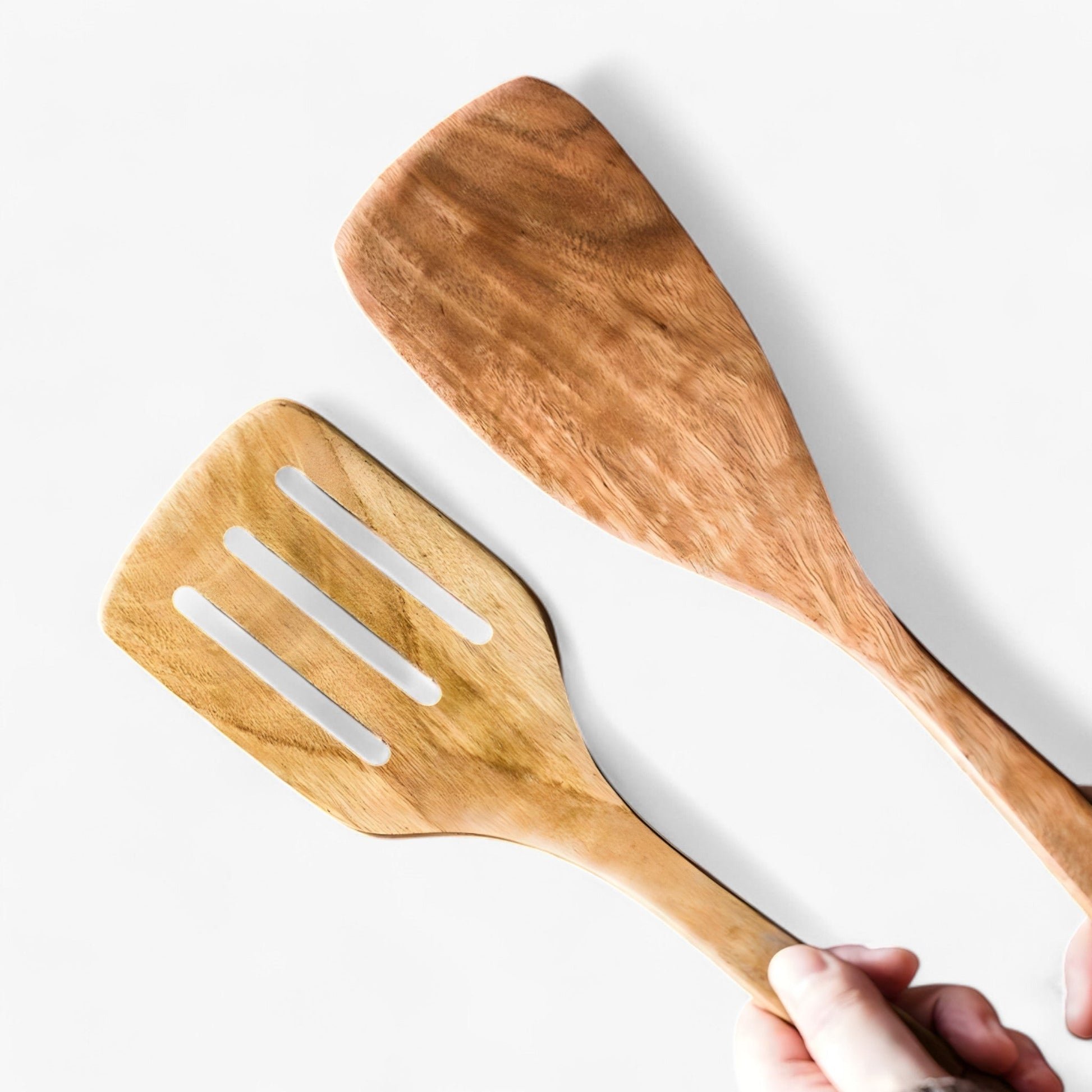 SUENTA Küchenset Aus Holz 9 Teile Mit Utensilienhalter Nachhaltig