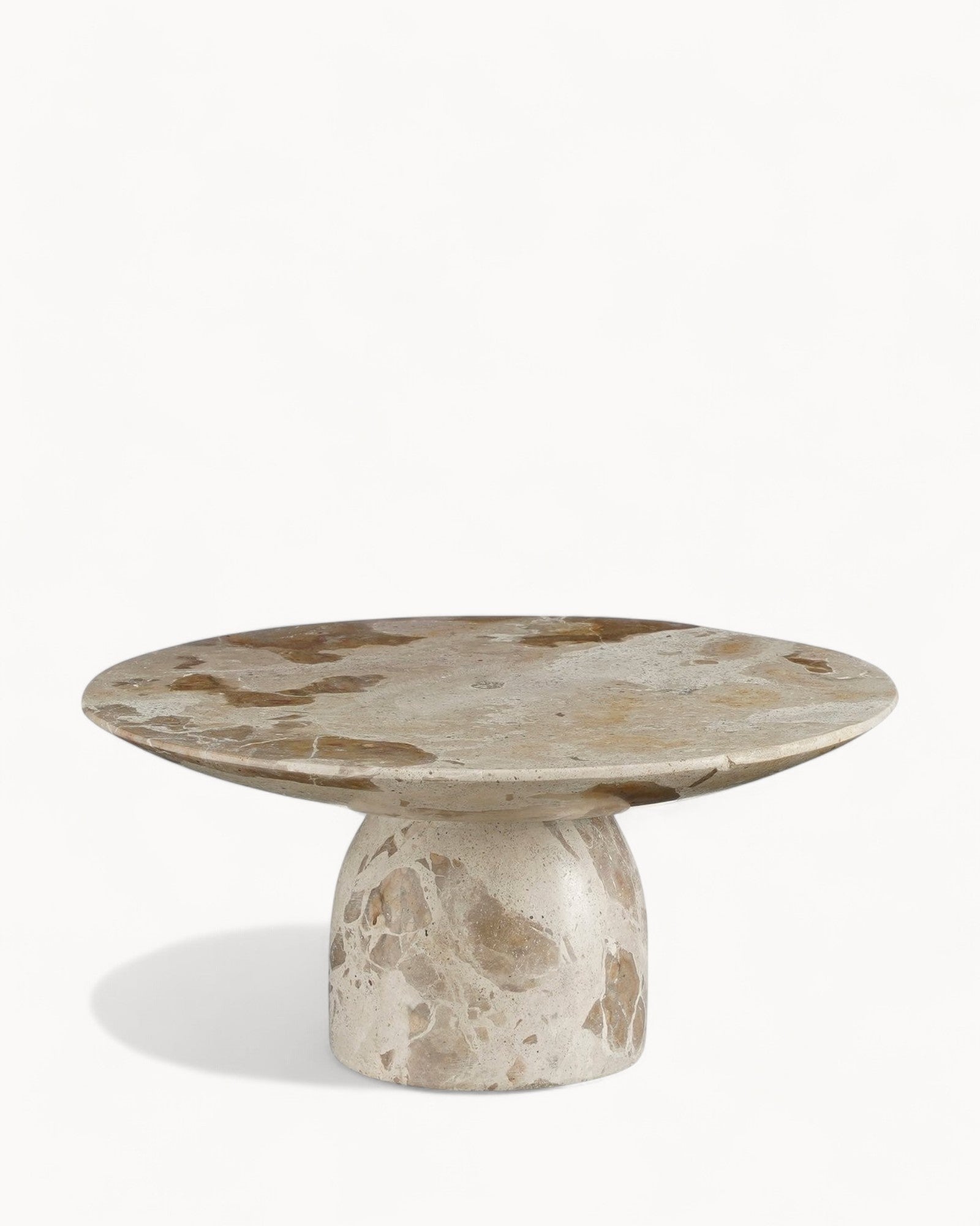 Kuchenständer Beige Marmor 25 cm Durchmesser 0