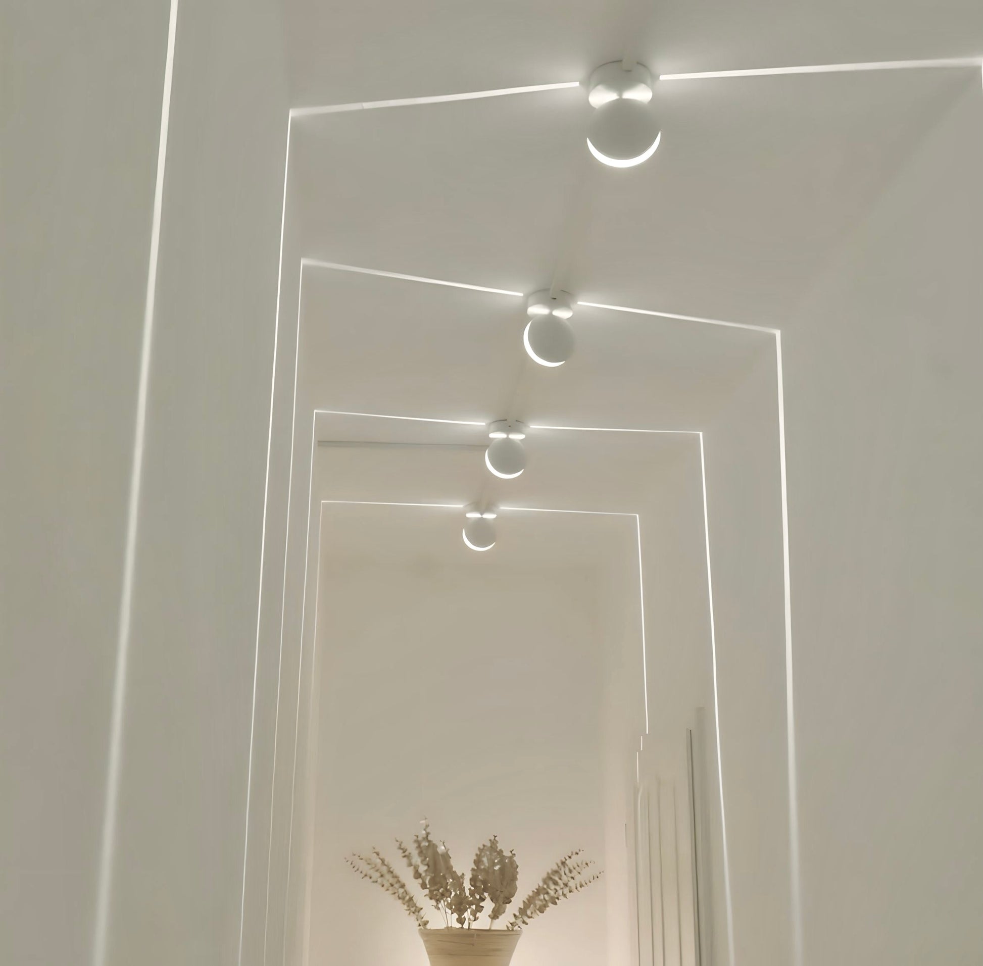 SUENTA LED-Streifenlampe Projektionslicht 4 Rechteckige Streifen Wand