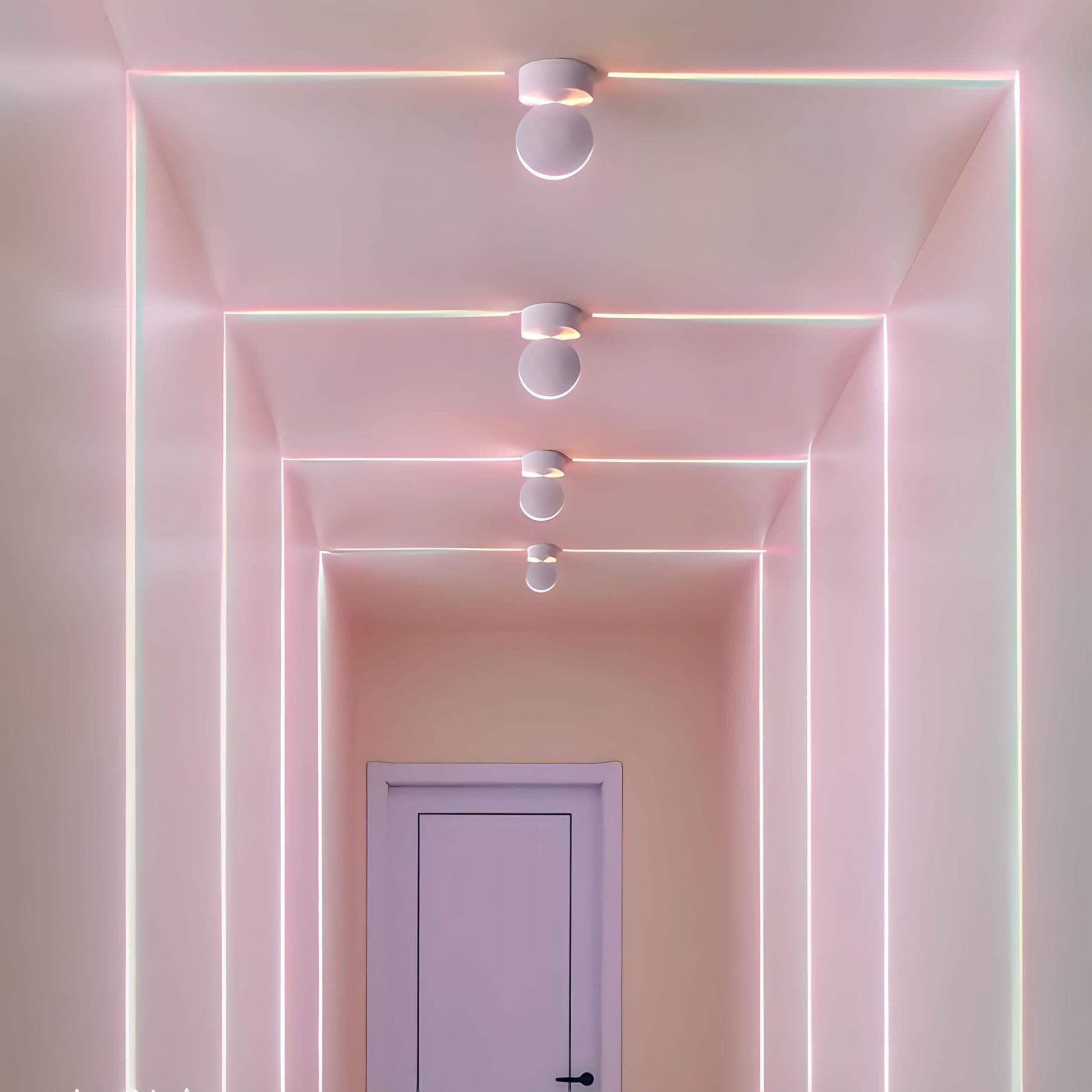SUENTA LED-Streifenlampe Projektionslicht 4 Rechteckige Streifen Wand
