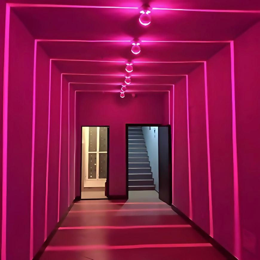 SUENTA LED-Streifenlampe Projektionslicht 4 Rechteckige Streifen Wand