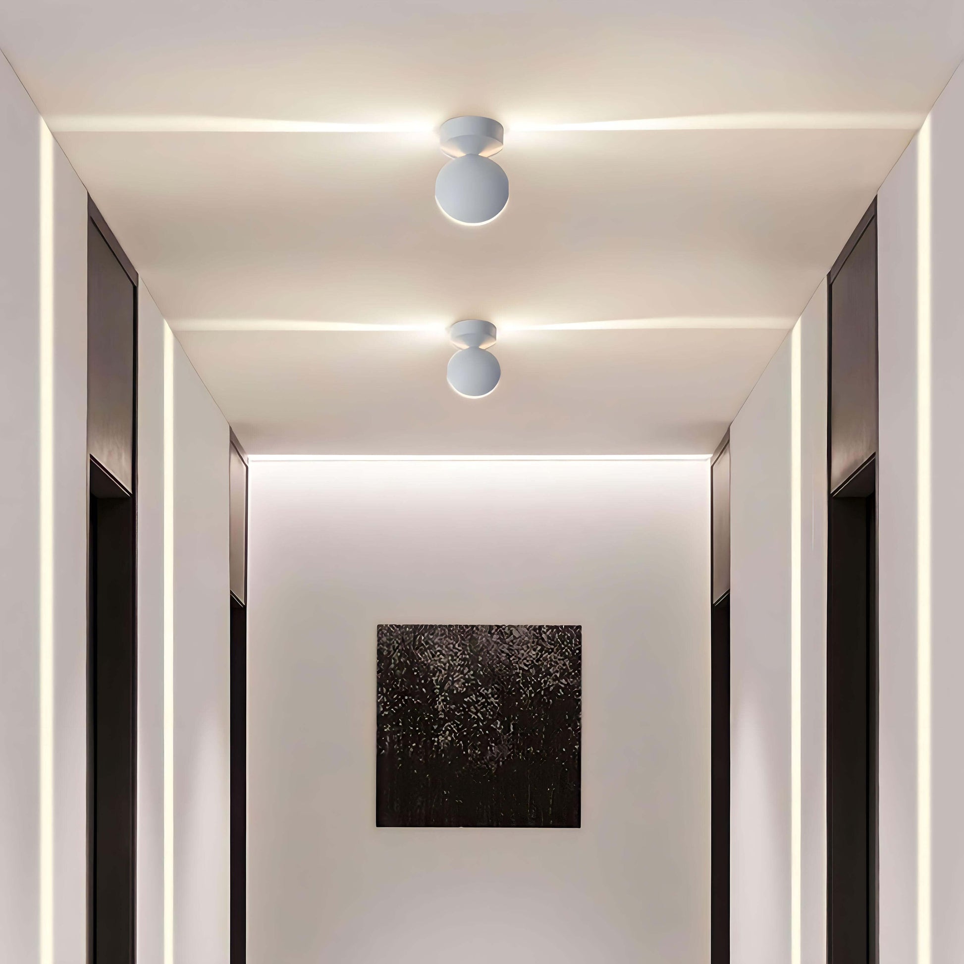 SUENTA LED-Streifenlampe Projektionslicht 4 Rechteckige Streifen Wand