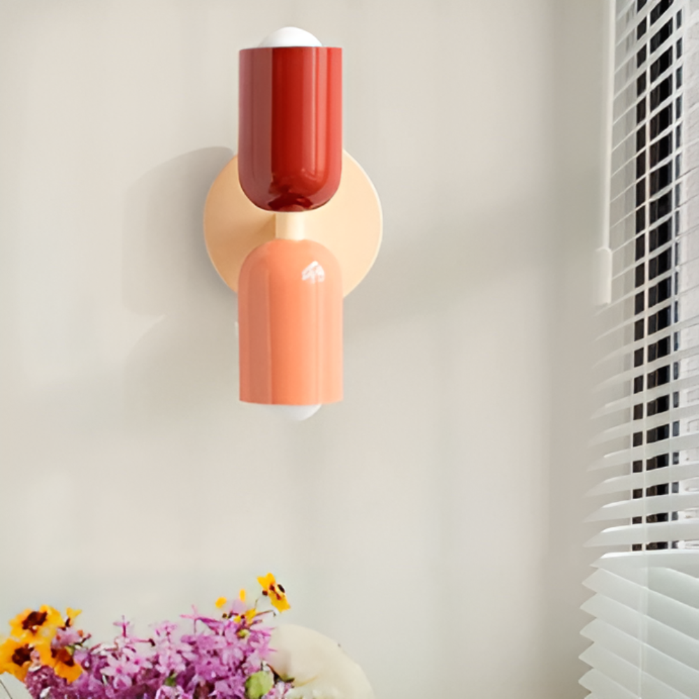 SUENTA LED Wandlampe Zweiseitig Nordisches Design Beleuchtung