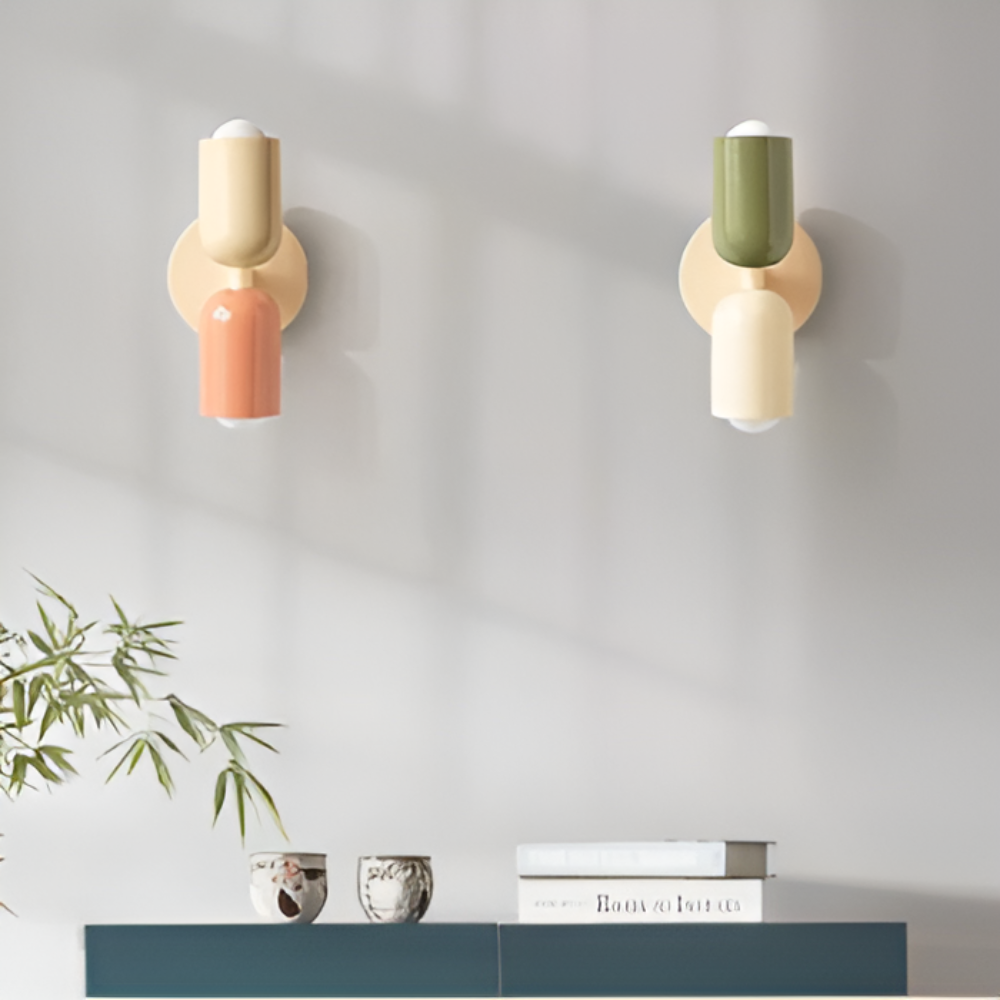 SUENTA LED Wandlampe Zweiseitig Nordisches Design Beleuchtung