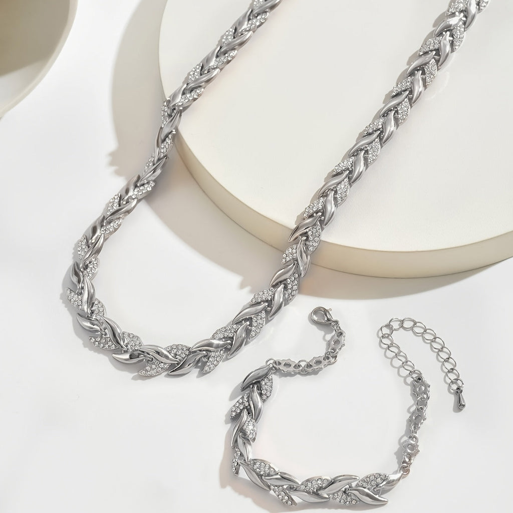 SUENTA Damen Halskette & Armband Meerjungfrau Eleganz Komforts