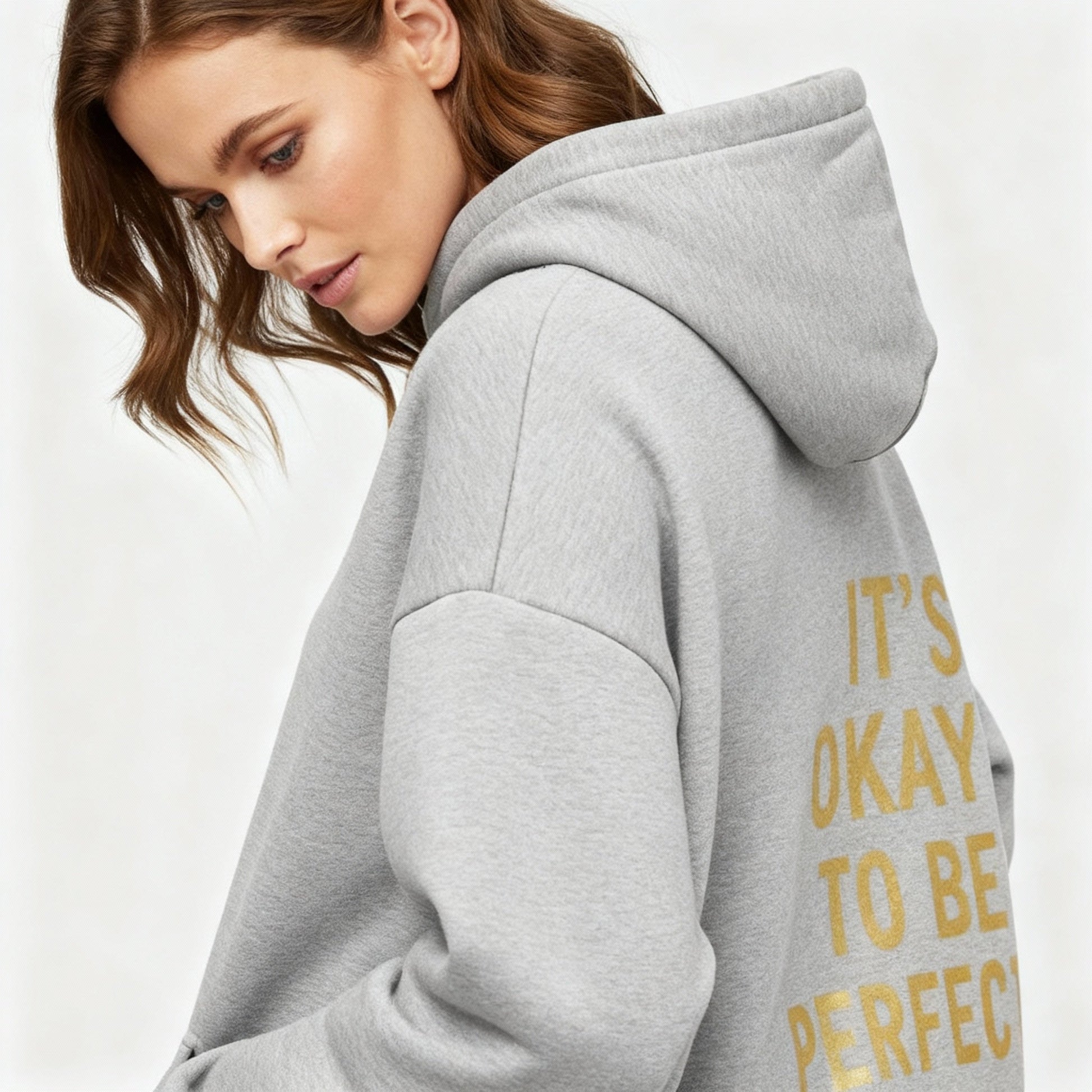 SUENTA Langärmeliger Hoodie Komfortabel Und Modern Schickes Und Originelles Design