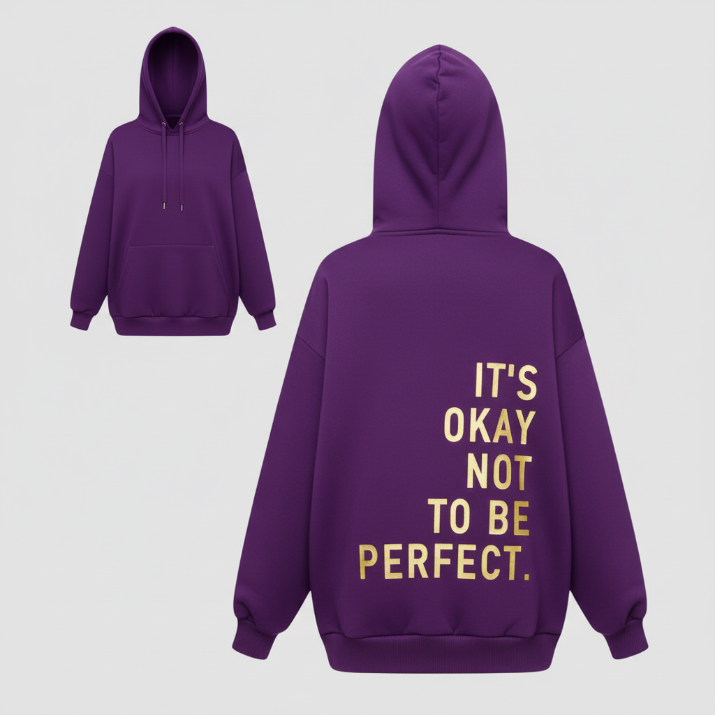 SUENTA Langärmeliger Hoodie Komfortabel Und Modern Schickes Und Originelles Design Lila
