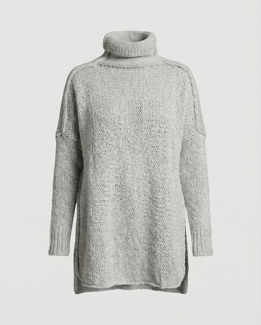 SUENTA Langer Kuscheliger Strickpullover Weichem Mischgarn Und Polyester Warm