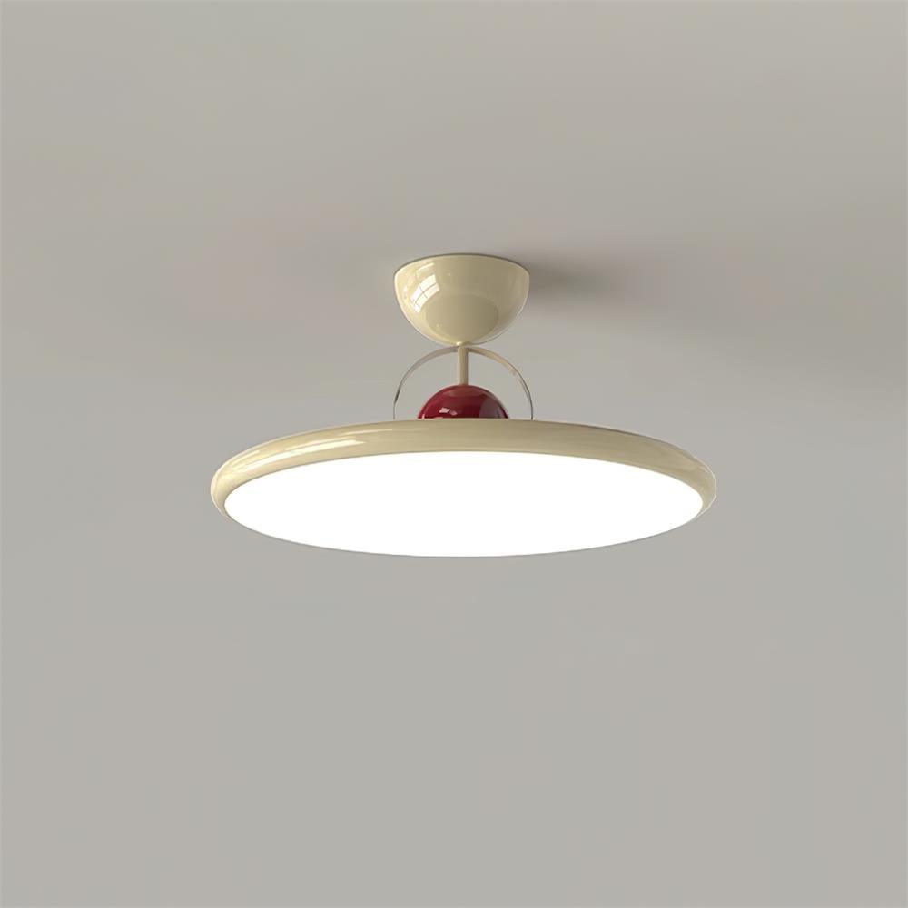 SUENTA Letizia Deckenleuchte Sanftes, Augenfreundliches Licht Lampe Beige