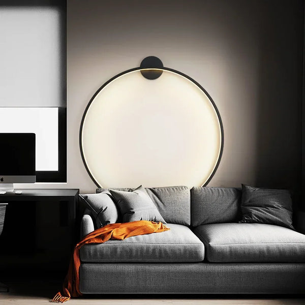 SUENTA Lighting House Essential – Minimalistische runde LED-Wandleuchte