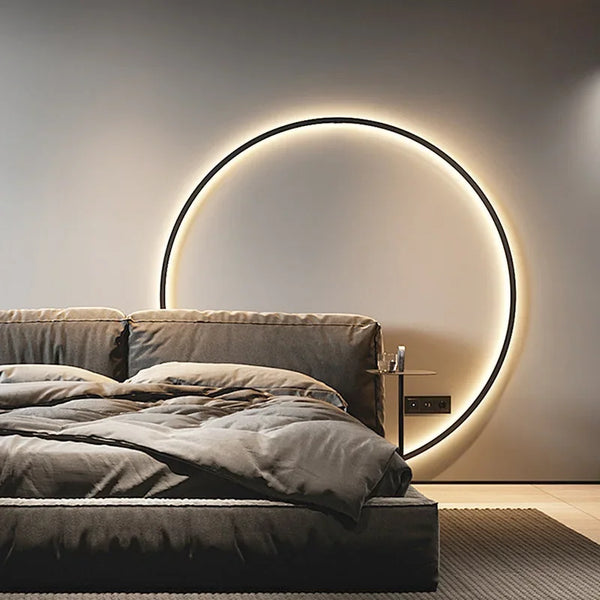 SUENTA Lighting House Essential – Minimalistische runde LED-Wandleuchte