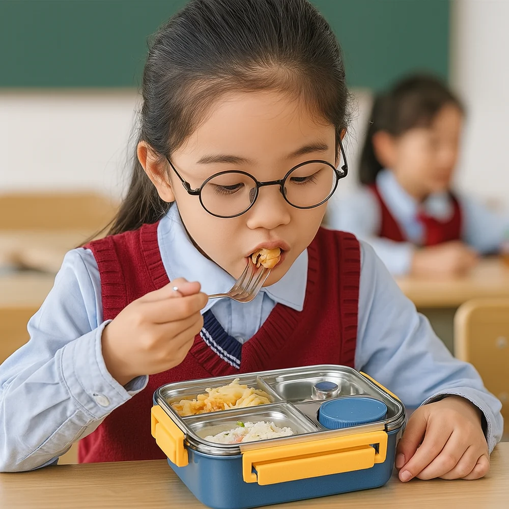 SUENTA Lunchbox Für Büro Und Schule Kompakte Brotdose Unterwegs